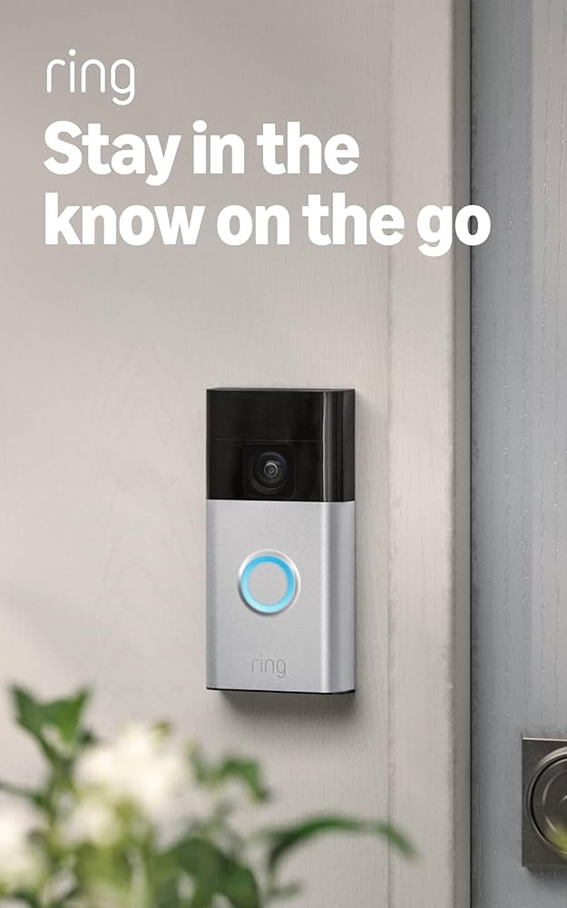 Ring Battery Doorbell (newest model), Home or business security with Head-to-Toe video, Live View... | Amazon (US)