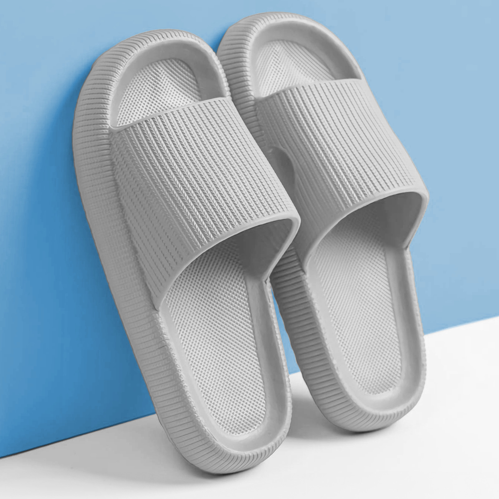 Cloud Slide Sandal for Women and Men, Bathroom shower slippers, EVA Anti-Slip Quick Drying Shower... | Walmart (US)