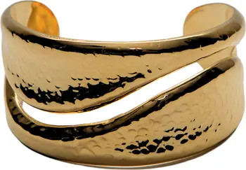 Hammered Cut Out Cuff Bracelet | Nordstrom