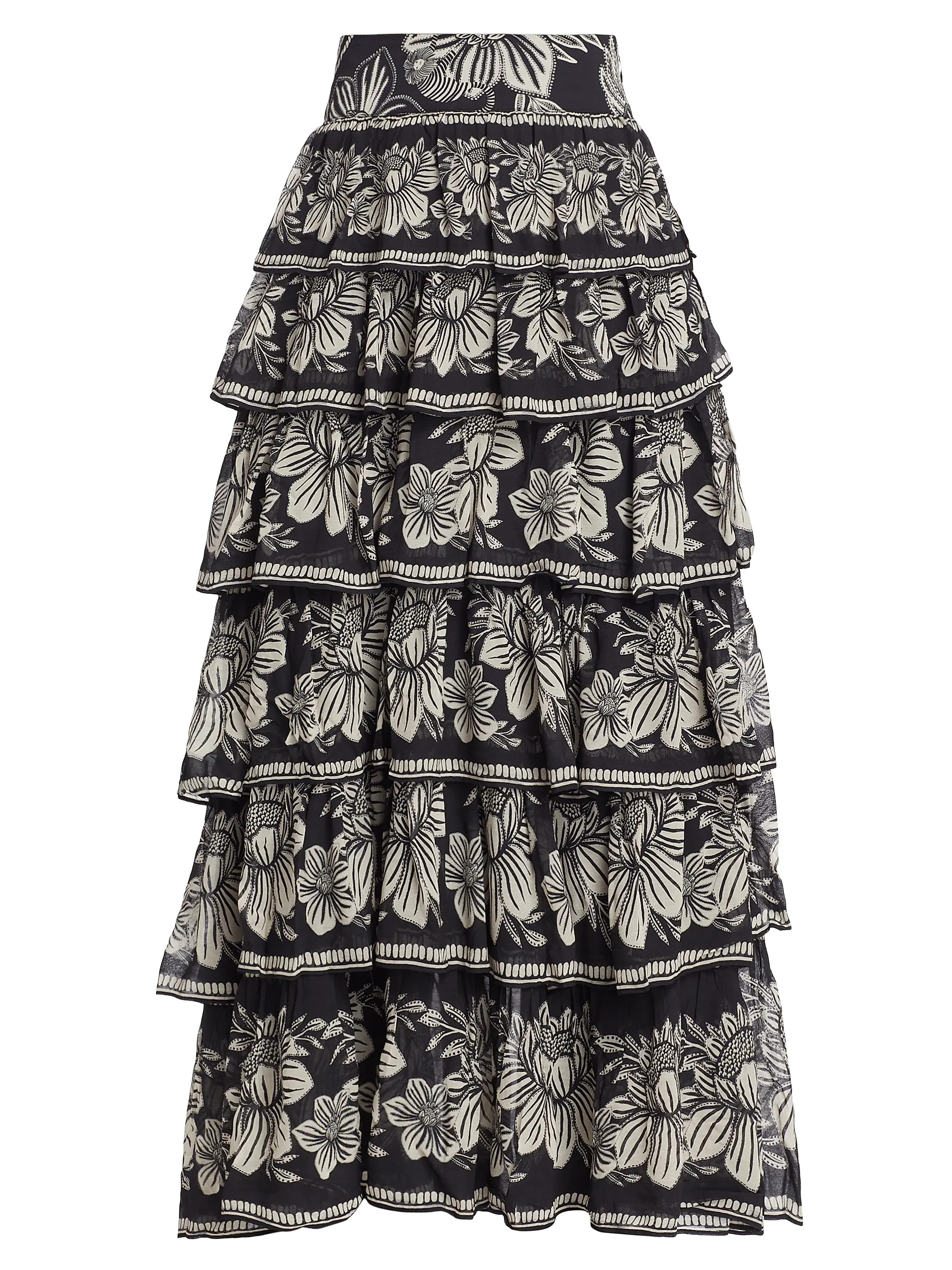 Pasley Bloom Tiered Maxi Skirt | Saks Fifth Avenue