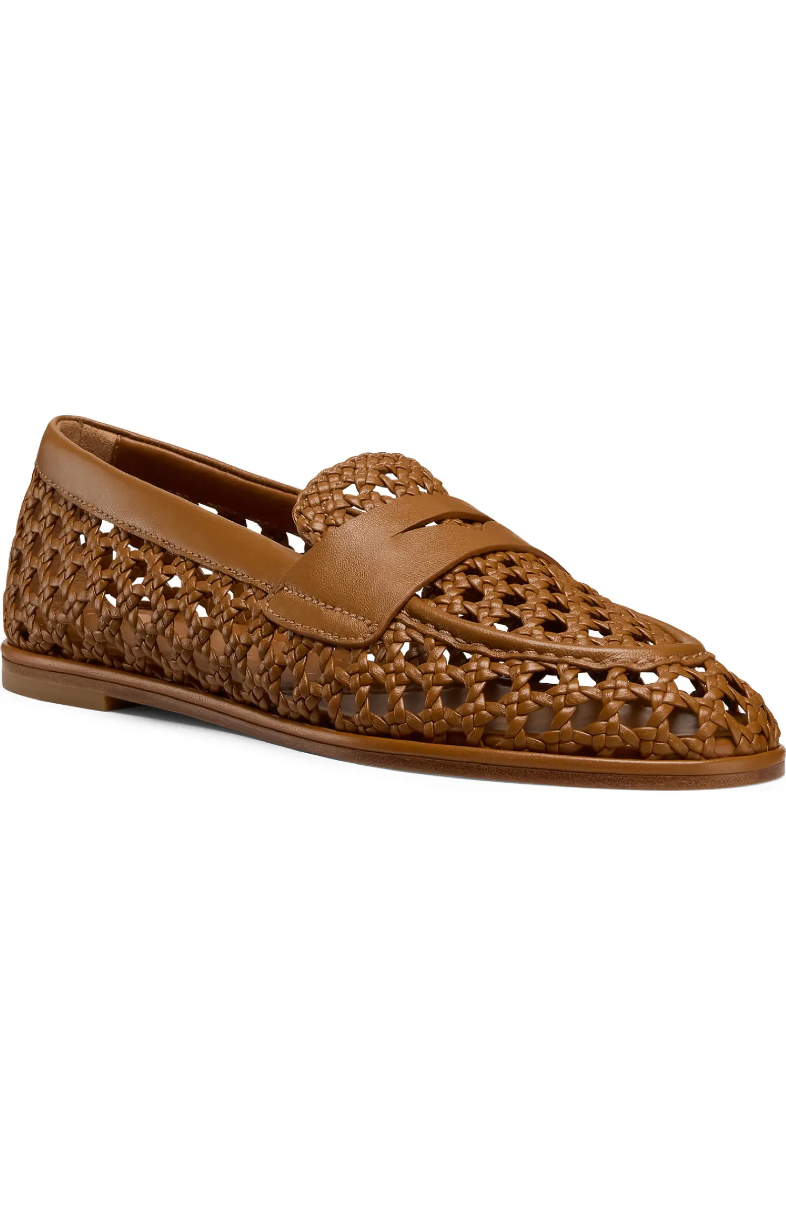 Stuart Weitzman Spencer Woven Loafer (Women) | Nordstrom | Nordstrom