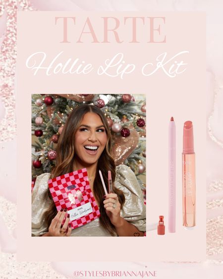 Hollie Woodwards new lip kit with Tarte is live! Use code: Hollie40 for 40% off site wide plus free shipping! 

#LTKbeauty #LTKGiftGuide #LTKCyberWeek