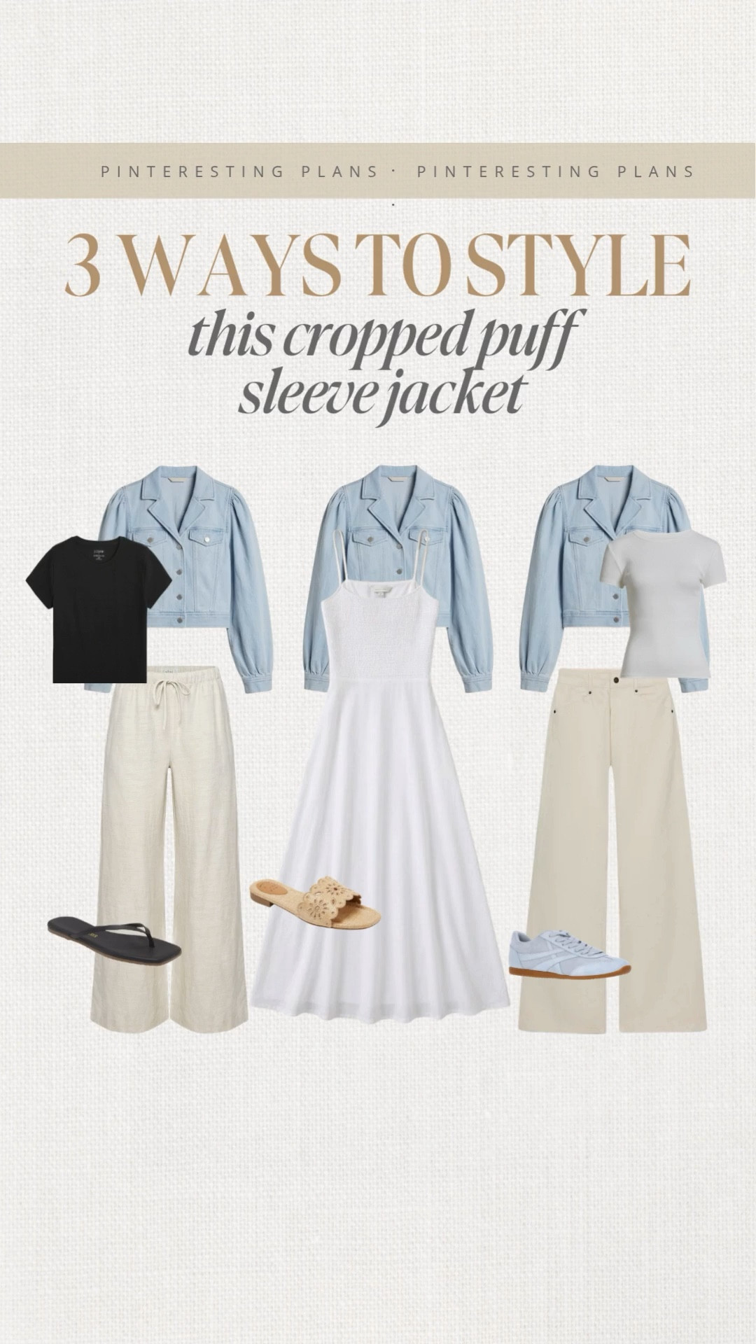 Three ways to style this cropped puff sleeve jacket 🙌🏻🙌🏻￼

#LTKOver40 #LTKSeasonal #LTKootd

#LTKWorkwear #LTKSeasonal #LTKmomlife