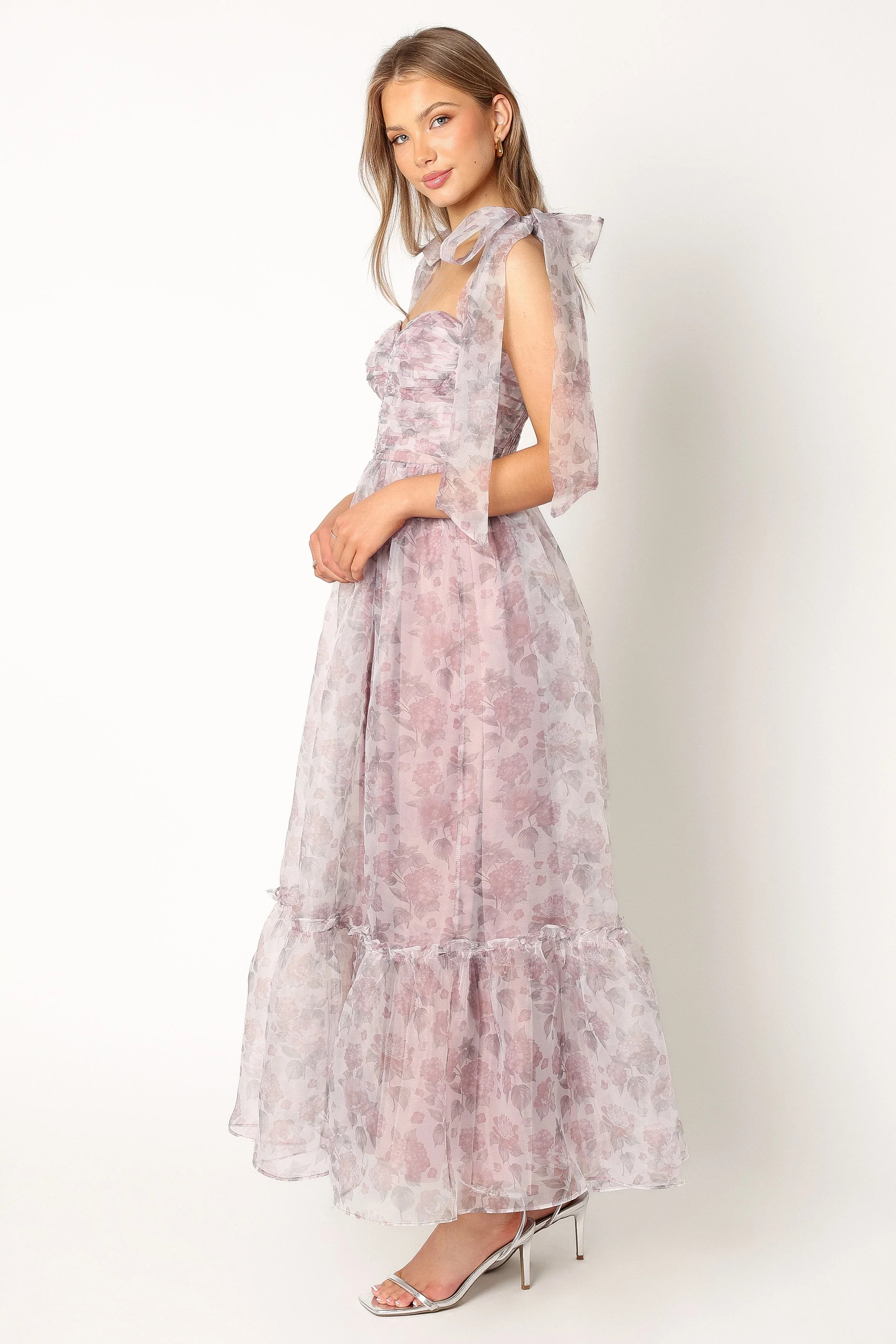 Floret Midi Dress - Dark Purple | Petal & Pup (US)