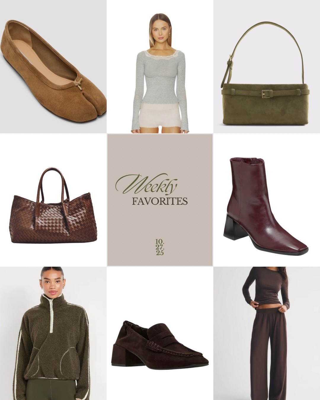 Starting weekly I will be posting things that I am loving from clothing, accessories, shoes, beauty and home decor. 


These pieces are perfect from lounging around to work to going out! 

#LTKStyleTip #LTKPetite #LTKSaleAlert