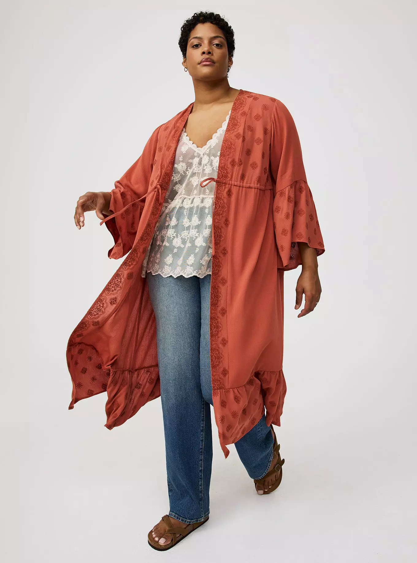Embroidered Kimono | Torrid (US & Canada)