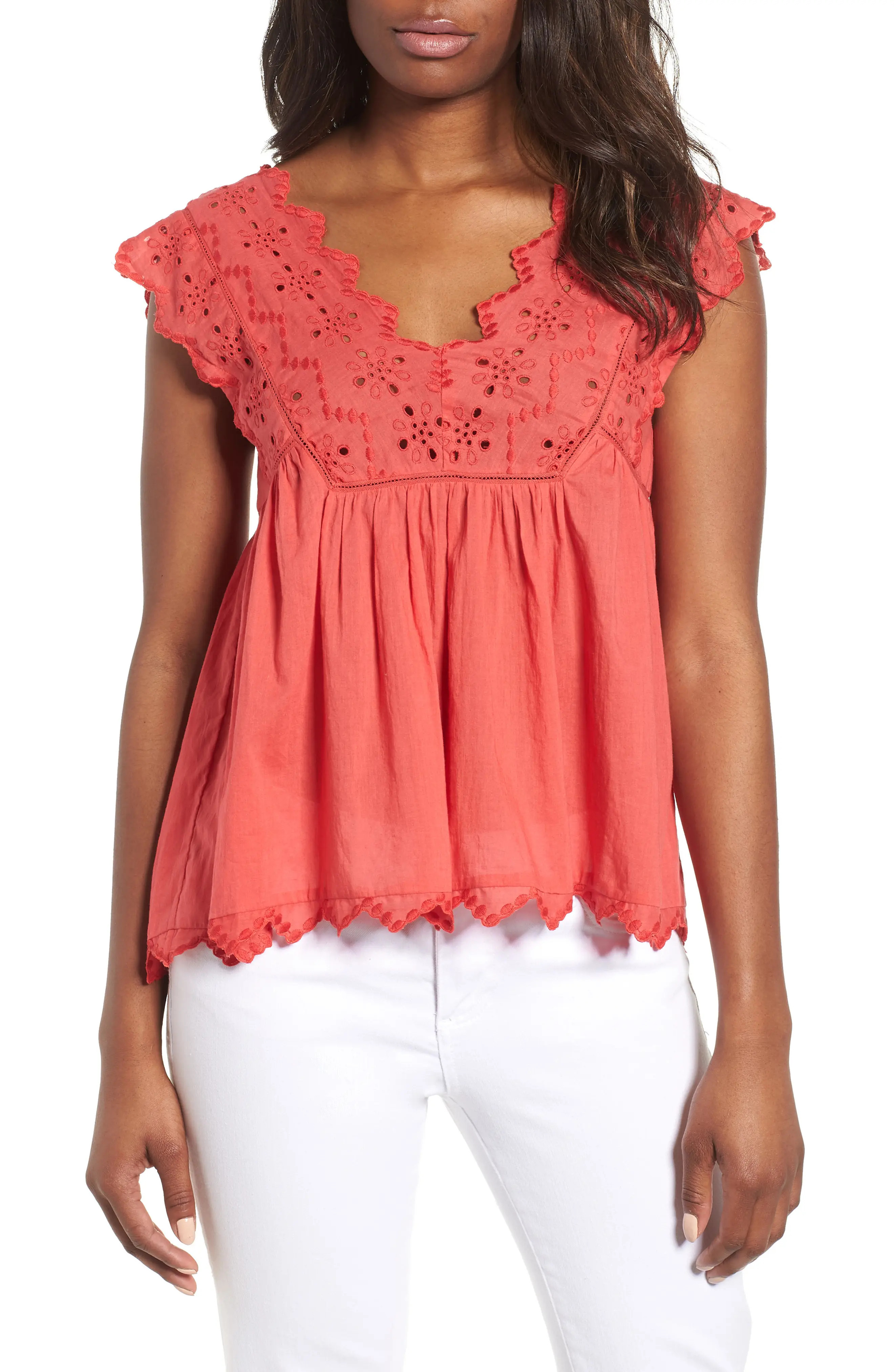 Eyelet Tank | Nordstrom