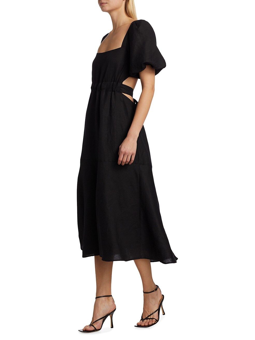 ASTR The Label Angeles Linen Blend Dress | Saks Fifth Avenue