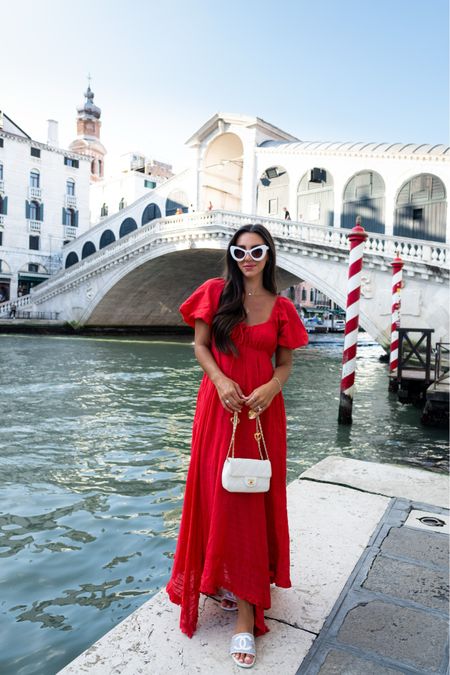 Venice, Italy. Red dress for fall! 

#LTKSeasonal #LTKHoliday #LTKtravel