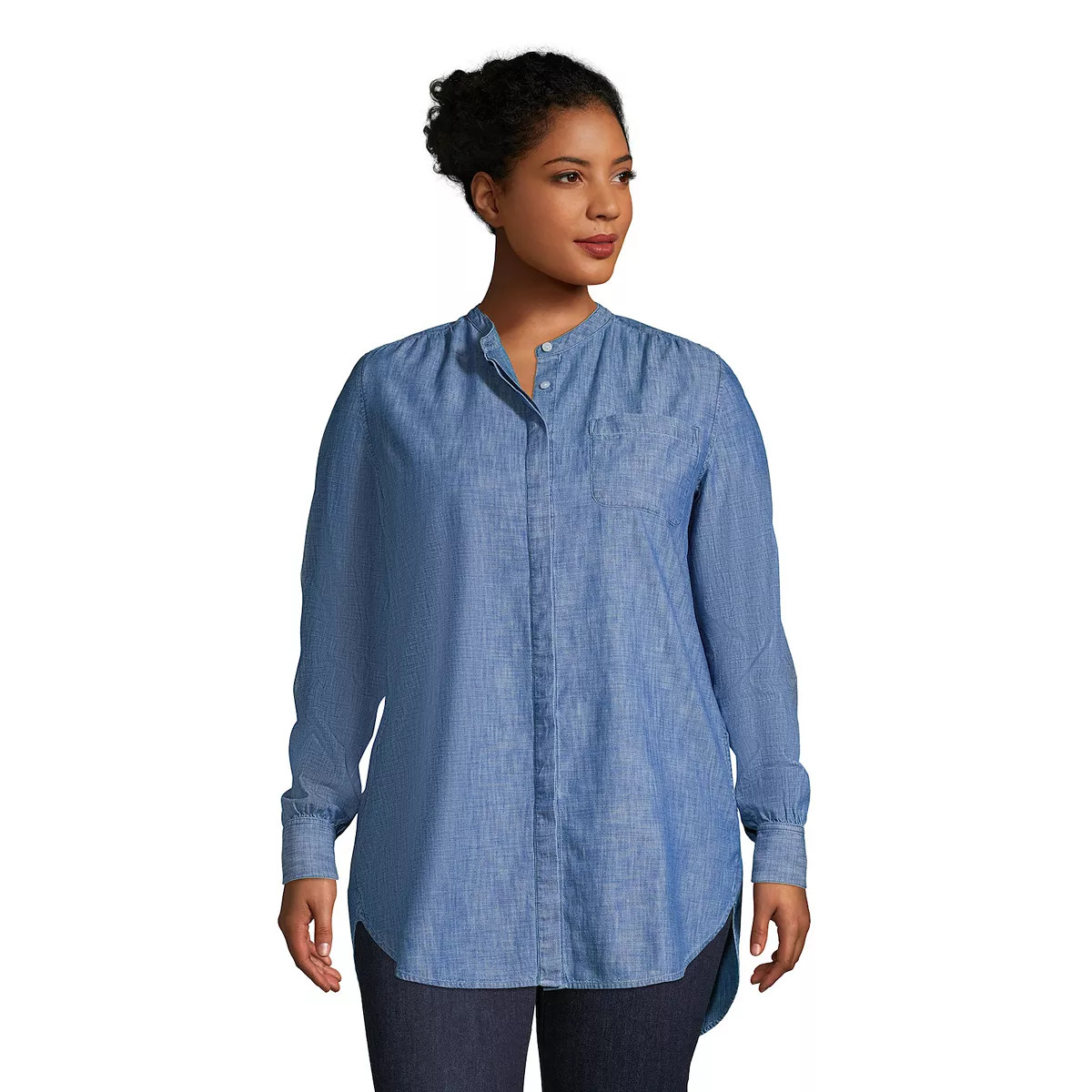 Plus Size Lands' End A-Line Tunic Shirt | Kohl's
