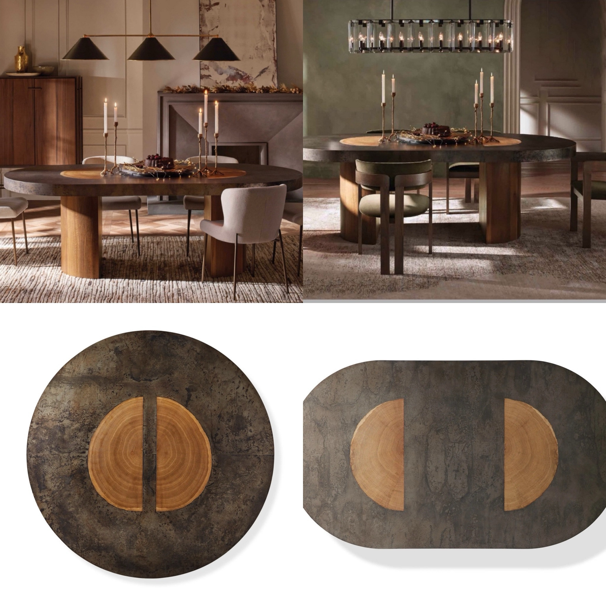 This Acacius diningtable from Arhaus comes with oval and round shapes. Love the unique combination of oxidized steel and warm reclaimed Yuka tree veneers. It will elevate any dining space with personality and industry chic.  Now limited time only, 40% off. #diningtable

#LTKSaleAlert #LTKHome #LTKSeasonal