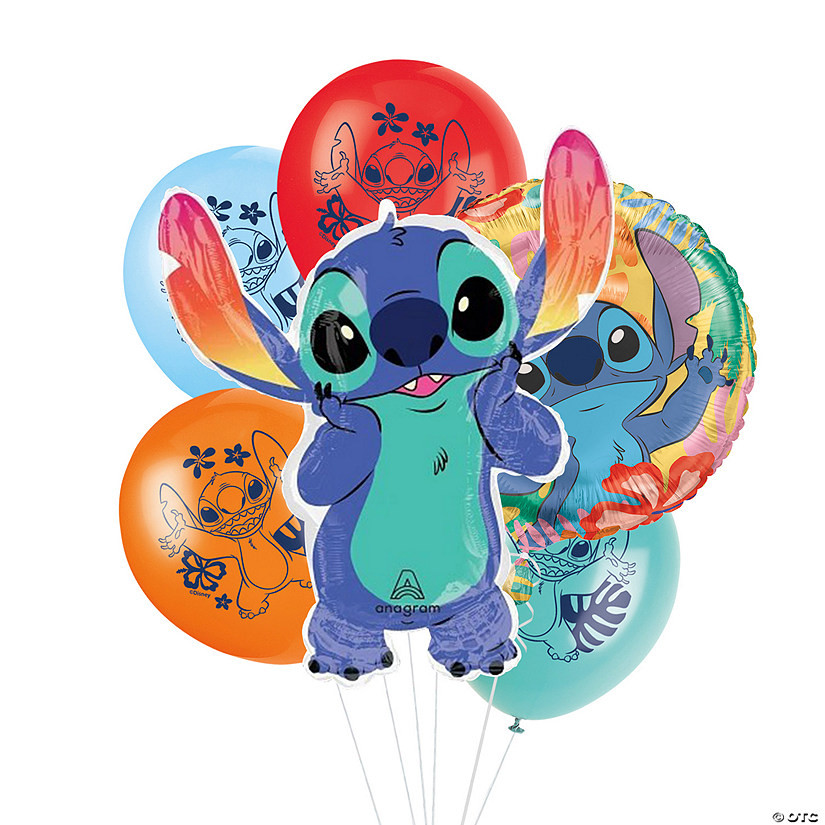 Disney’s Lilo & Stitch™ Party Latex & Mylar Balloon Decorating Kit - 10 Pc. | Oriental Trading Company