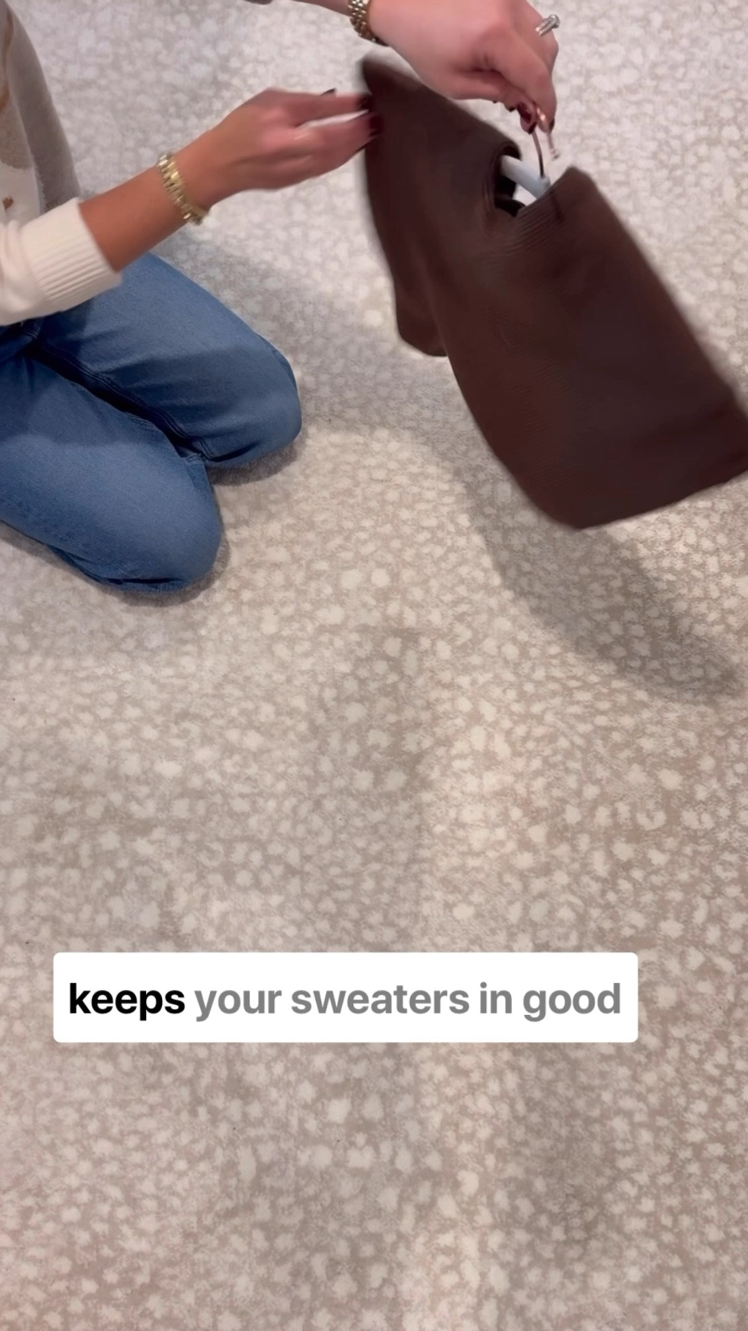 The better way to hang your sweaters! Linking the sweater I’m wearing (use code bestyled20 for 20% off) 