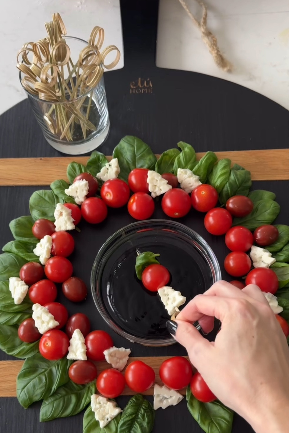 ‘Tis the season! 😉 caprese wreath on my favorite charcuterie board - would make an amazing gift for the holidays coming up or for your Thanksgiving charcuterie spread!

#LTKGiftGuide

#LTKfindsunder100 #LTKSeasonal #LTKparties