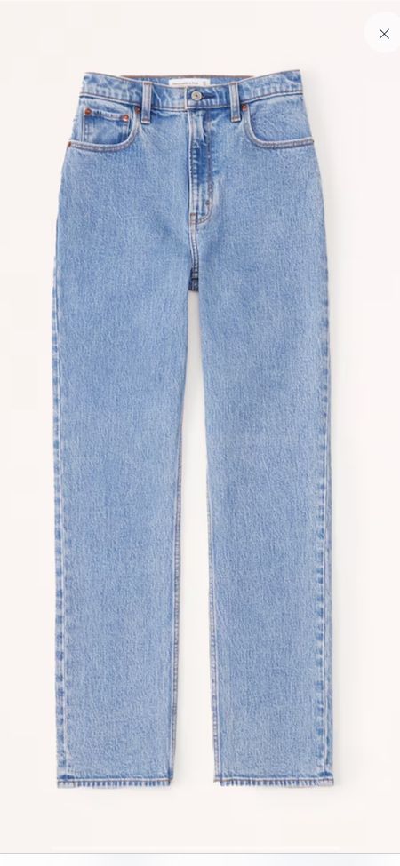 Abercrombie straight jeans 

#LTKmidsize #LTKSale #LTKsalealert