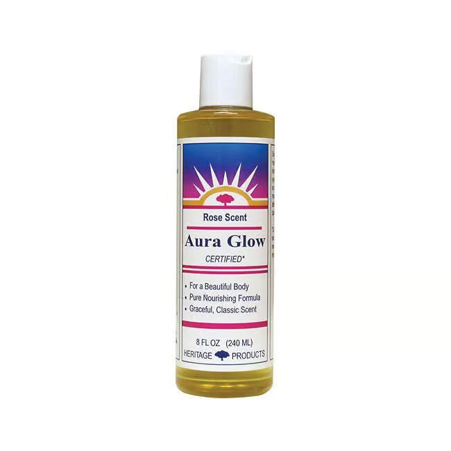 Heritage Store Aura Glow Skin Lotion Rose | 8 fl oz Liquid | Swanson