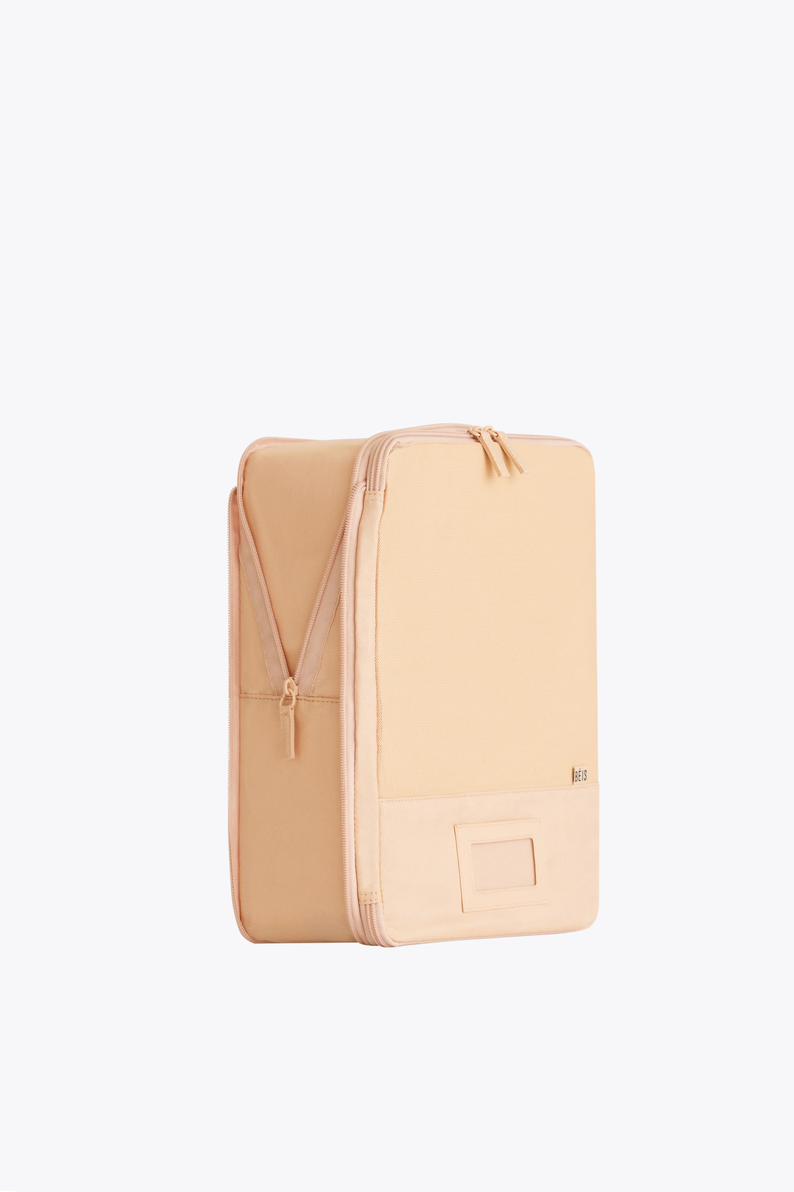 BÉIS 'The Compression Packing Cubes 4pc' in Beige - 4 Piece Set Of Packing Compression Cubes For... | BEIS