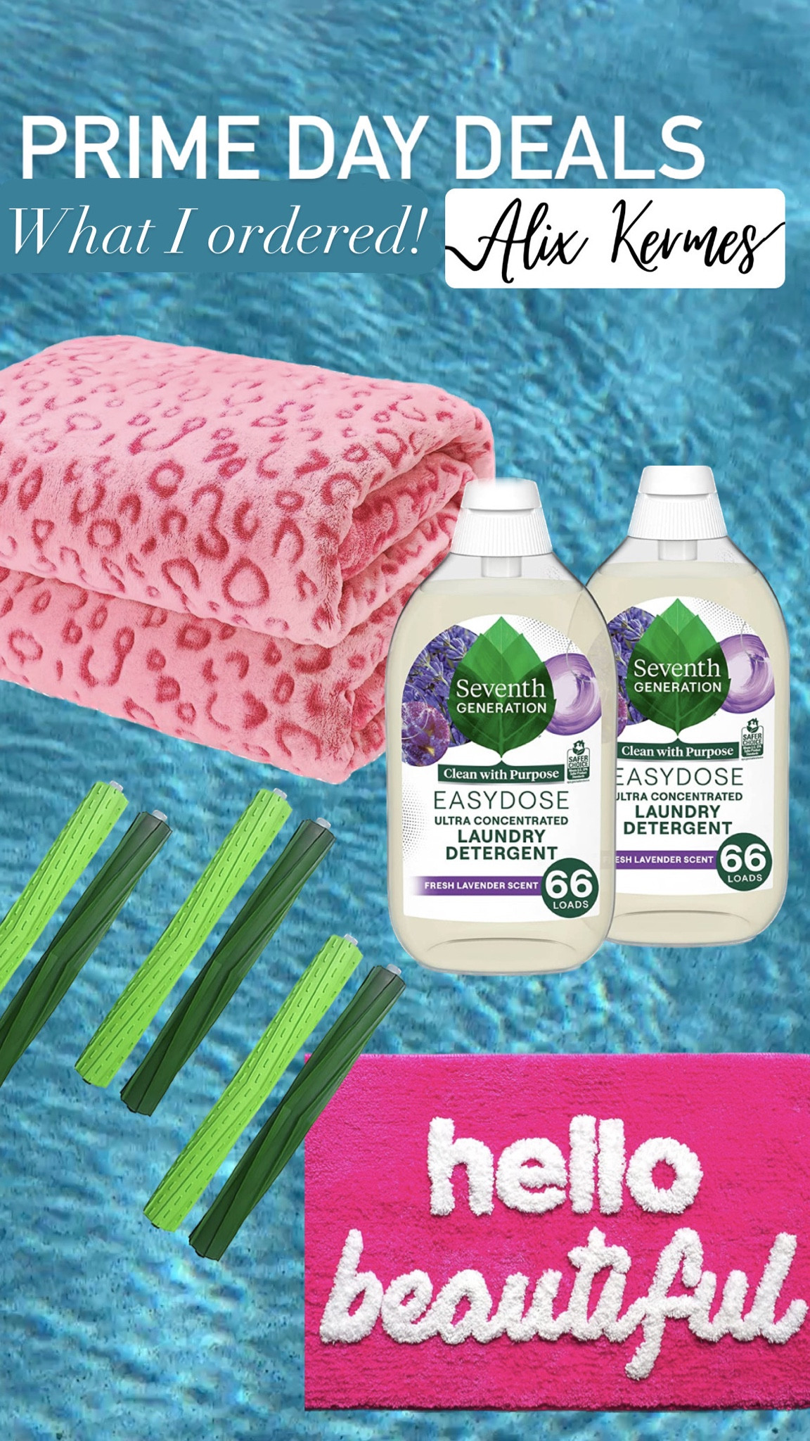 What I bough on Prime Days! 

I stocked up on my robot parts and laundry detergent while they were on sale since I KNOW how much I love them and use them. 

I also decided to try this beautiful blanket and welcome mat to dress up the house for the summer! 

#LTKFind #LTKxPrimeDay #LTKsalealert