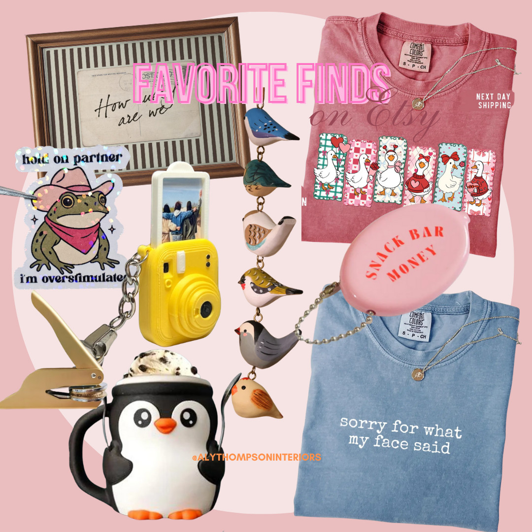 Favorite Finds On Etsy | Etsy | Gifts for Him | Gifts for Her | Frog Sticker | Ice Cream Pint Holder | Comfort Colors | Book Marker | Bird Chain 

 #LTKSaleAlert #LTKFindsUnder50 #LTKFindsUnder100