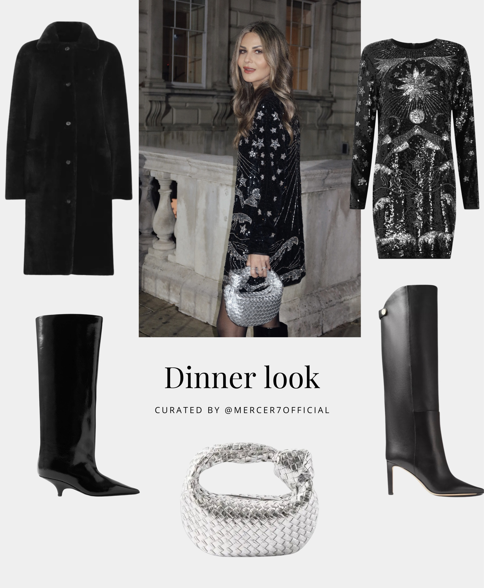 Tonights dinner look for Allsaints event.
Dress true to size, I wear size Small or UK8
Coat - I dozed up and recommend you do the same