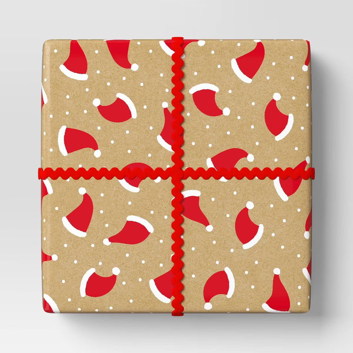 18' Christmas Fabric Ribbon Red Ric Rac - Wondershop™ | Target