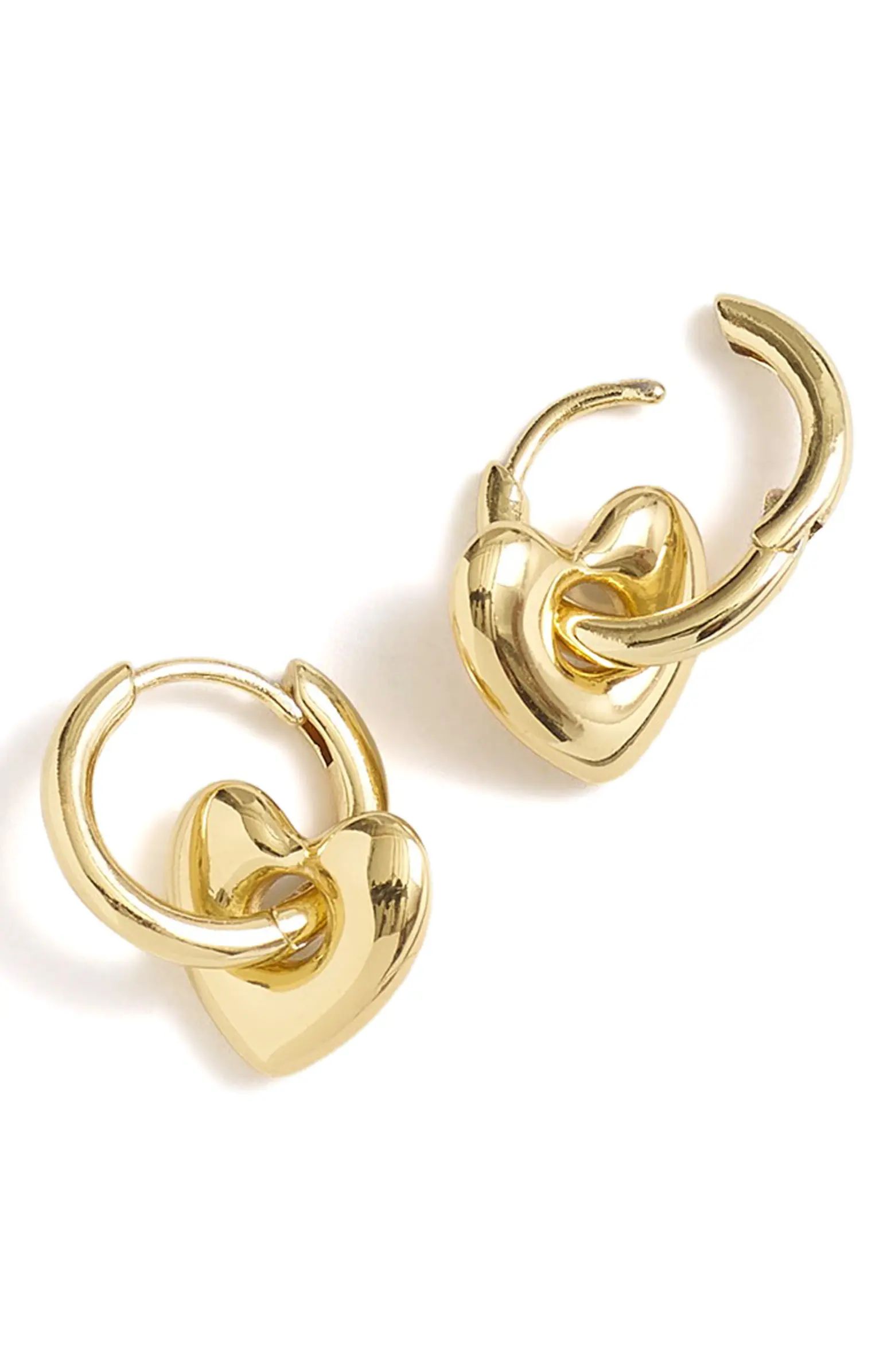 Puffy Heart Huggie Earrings | Nordstrom