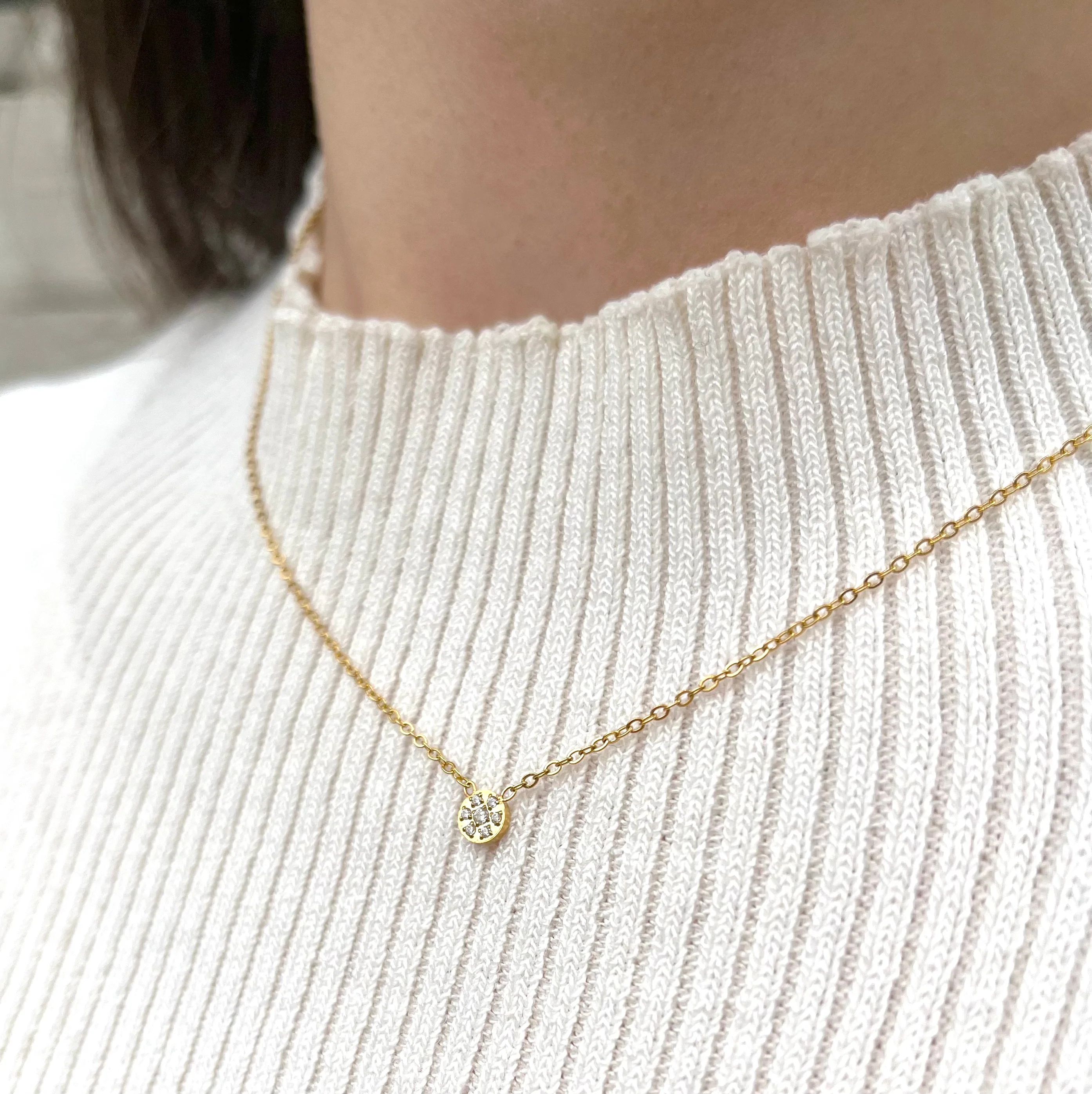 Kelsey Dainty Pendant Necklace | Victoria Emerson