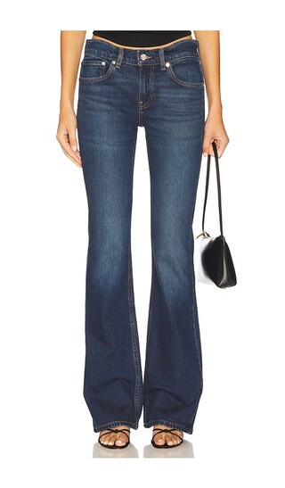 EB Denim Maria Mid Rise Bootcut Jean in Blue. - size 26 | Revolve Clothing (Global)