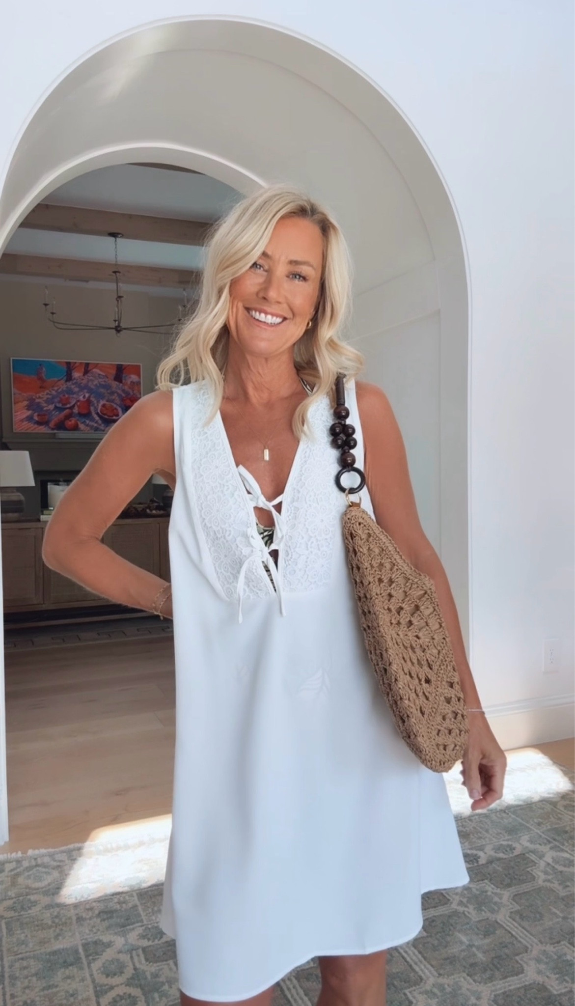 Another cute coverup that will be worn on repeat over the next month!
Swim: small
Coverup: small

#LTKSwim #LTKOver40 #LTKSeasonal