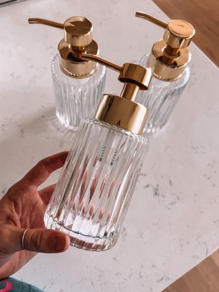 New soap dispensers I got for the house- all clear and gold from target! 

#LTKhome #LTKunder50 #LTKstyletip