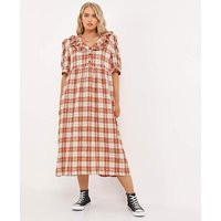 Nobody's Child Nikita Check Dress | Simply Be (UK)
