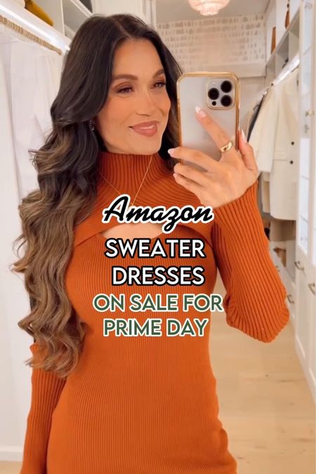 Hello beautiful!!! These Amazon sweater dresses are too good to pass up!!! Happy to link them all for you!! 🥰 Wearing size Small in the cutout dress in the color Caramel!!! Love youuuuu girly!!! ❤️🥀

#LTKunder100 #LTKsalealert #LTKunder50