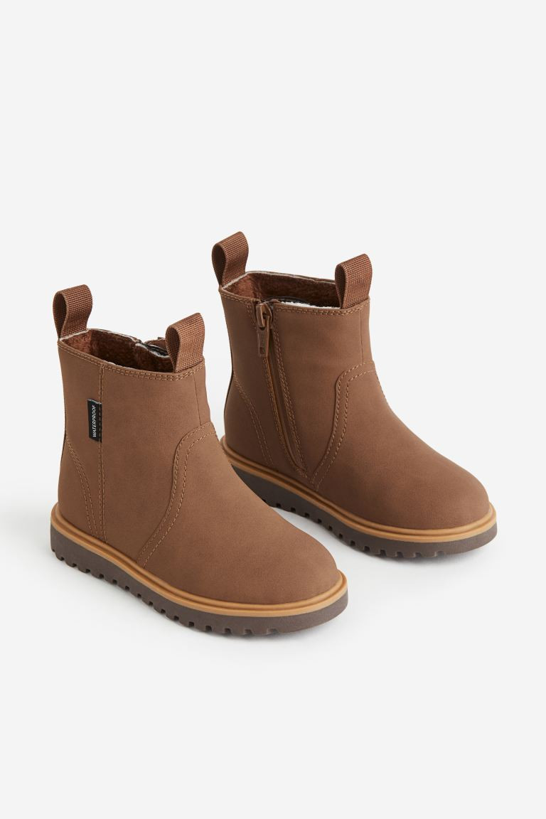 Waterproof Chelsea Boots - Brown - Kids | H&M US | H&M (US + CA)