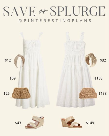 Save or splurge white summer eyelet dress. 

#LTKSeasonal #LTKFindsUnder50 #LTKFindsUnder100