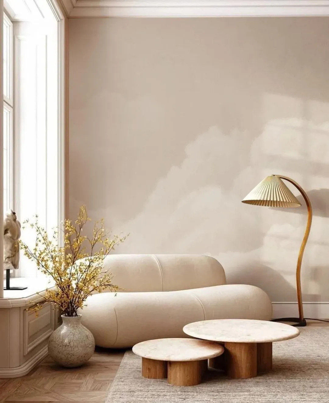 Beige Cloud Wallpaper – Dreamy Neutral Wall Mural, Removable or Regular Wallpaper Option, Soft ... | Etsy (US)