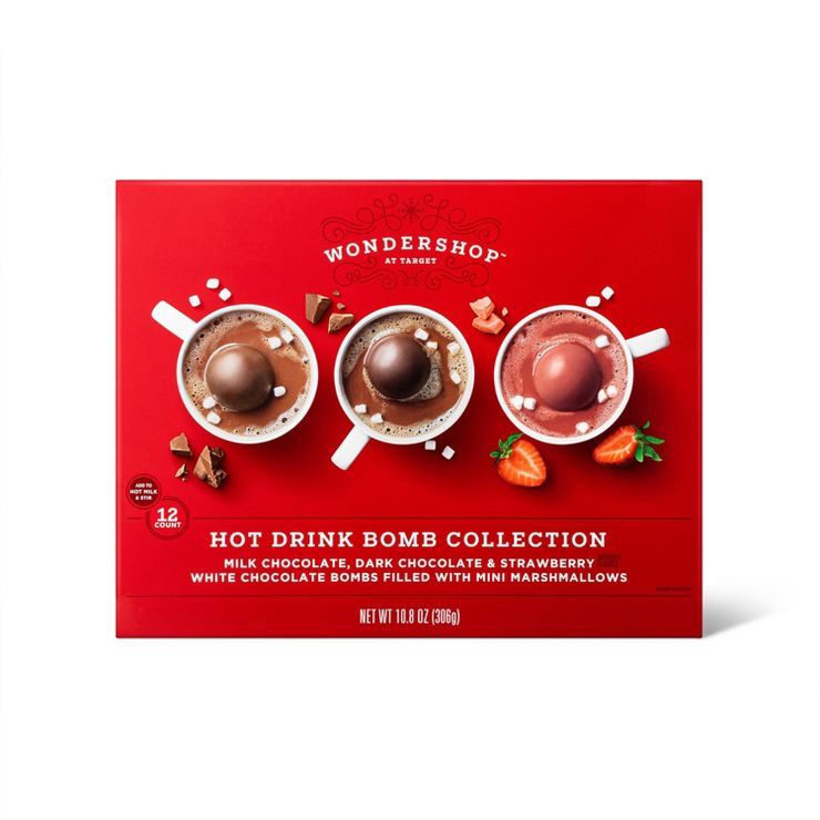 Holiday 12 Days of Hot Drink Bombs Gift Set - 10.8oz/12ct - Wondershop™ | Target