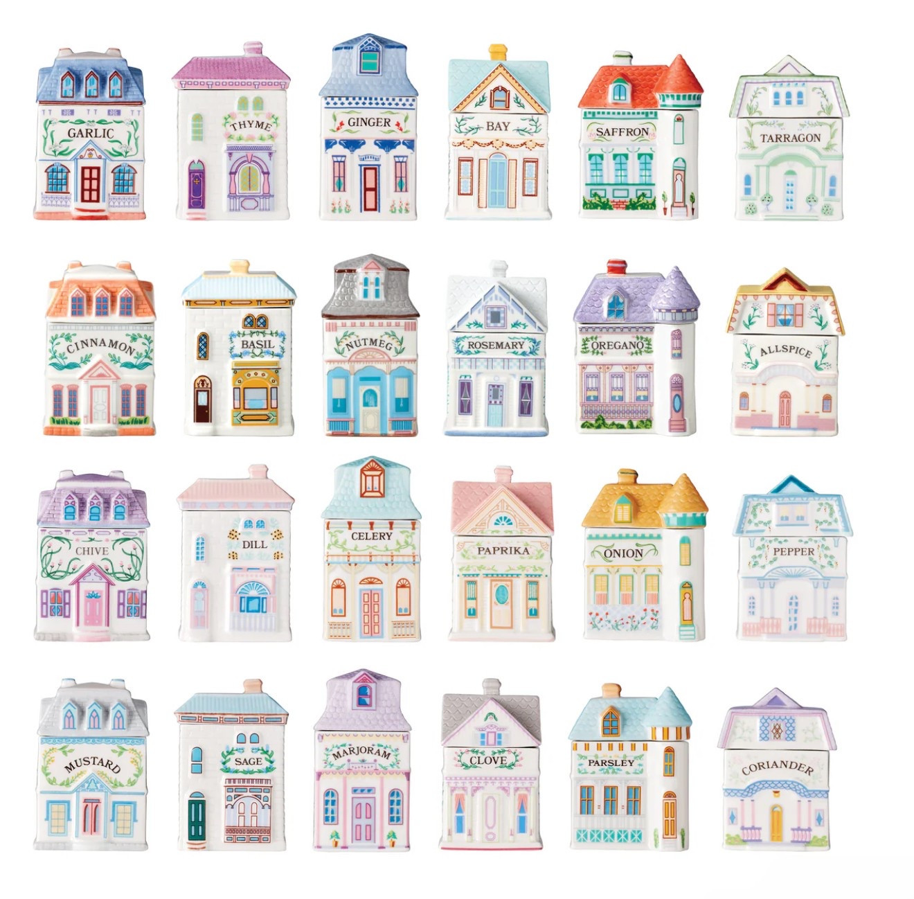 the lenox spice village set is back in stock 🏠🧺🌷🫧✨
i added the full set link and the
 4 different sets that has 6 each if you didn’t want the full collection
#cozy #cozyhome #cozykitchen 


#LTKSeasonal #LTKHome #LTKU