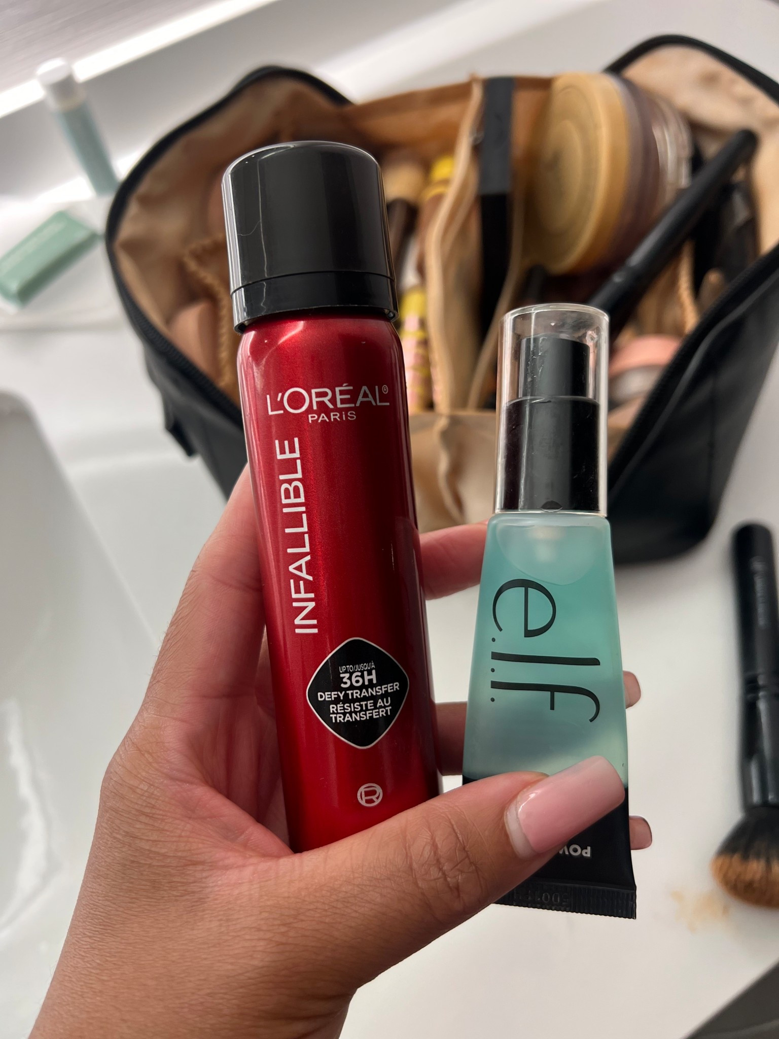 My makeup does NOT move. Dynamic duo! 

#LTKBeauty #LTKFindsUnder50
