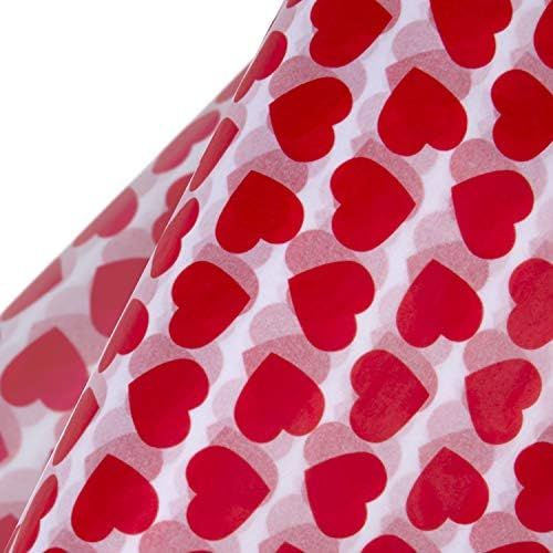 WRAPAHOLIC Gift Wrapping Tissue Paper - 24 Sheets Valentine's Day Sweet Heart Design Gift Wrap Paper | Amazon (US)