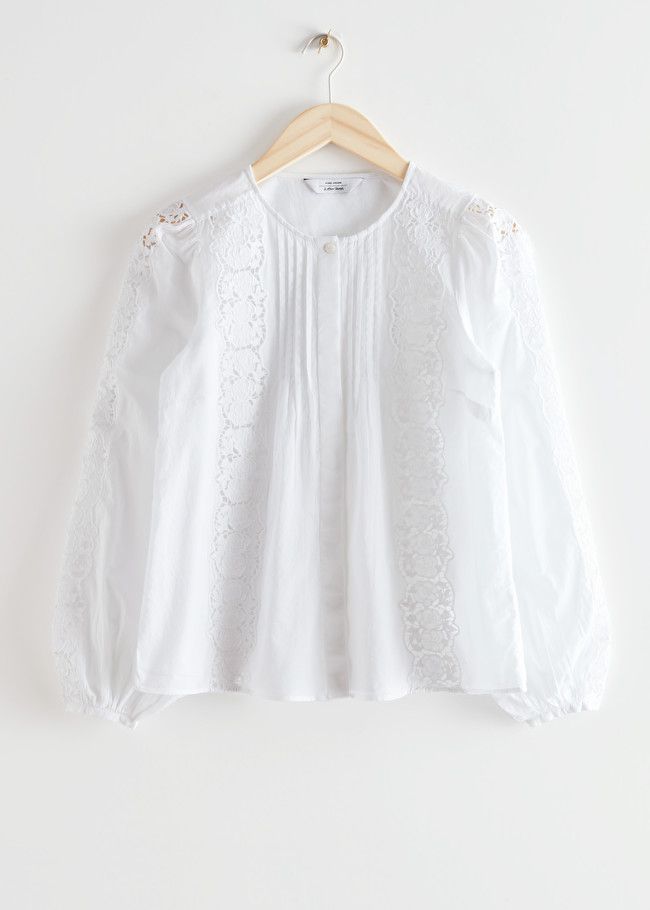 Floral Lace A-Line Blouse | & Other Stories (EU + UK)