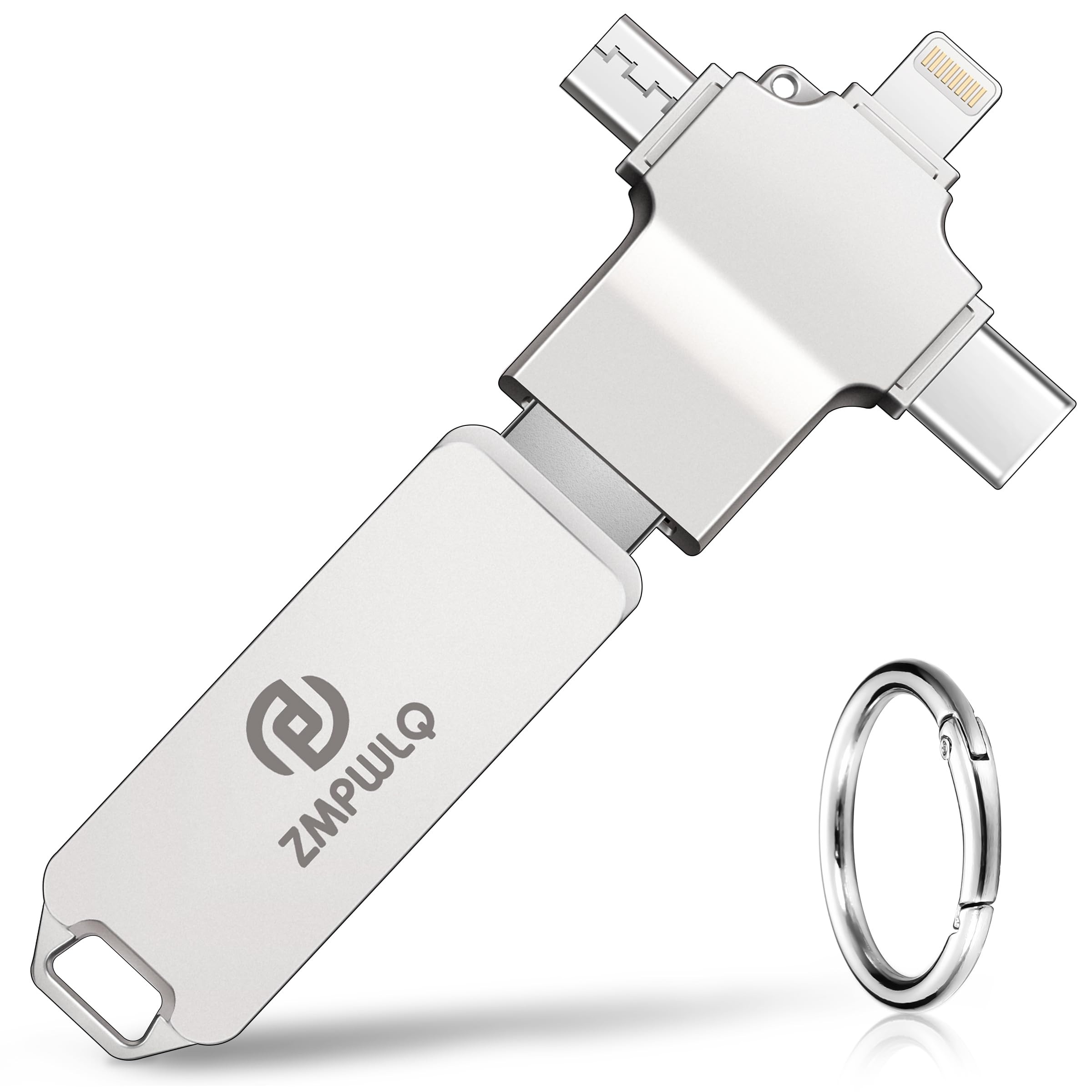Photo Stick 128GB-Auto-Secure-Backup-USB-Flash-Drive-Saver-Memory-Stick-Photo-Finder for Phone/iPhone/iPad/Android/PC-4-in-1-Thumb-Drive-External-Storage for All Devices,Backup Photos,Videos,Contacts | Amazon (US)