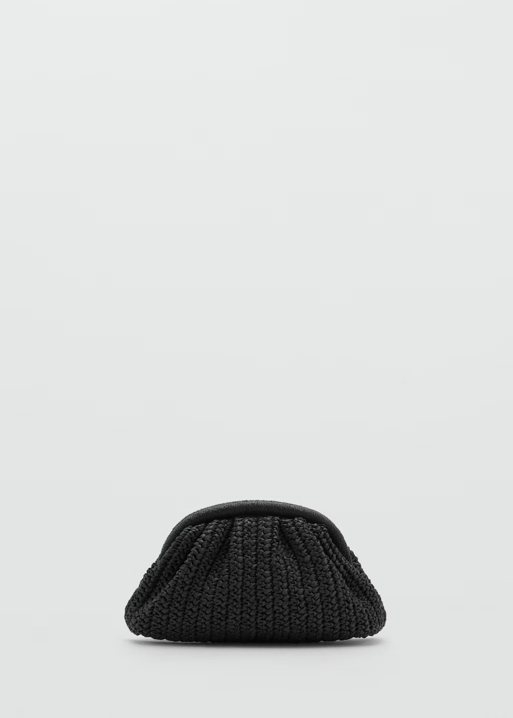 Natural fiber clutch bag - Women | MANGO United Kingdom | MANGO (UK)