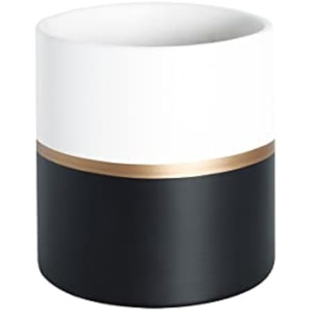 Ghitine Planter Pots for Plant Indoor - 4.7 Inch Modern Ceramic Flower Pot with Drainage Hole for Ho | Amazon (CA)