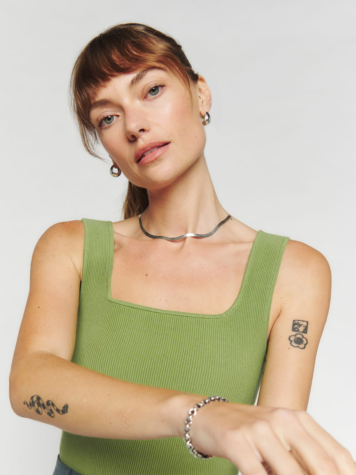 Julia Ribbed Sweater Tank | Reformation (Global)