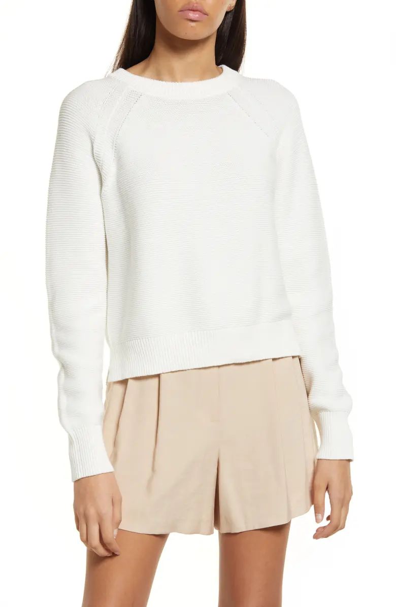 French Connection Lilly Mozart Cotton Sweater | Nordstrom | Nordstrom