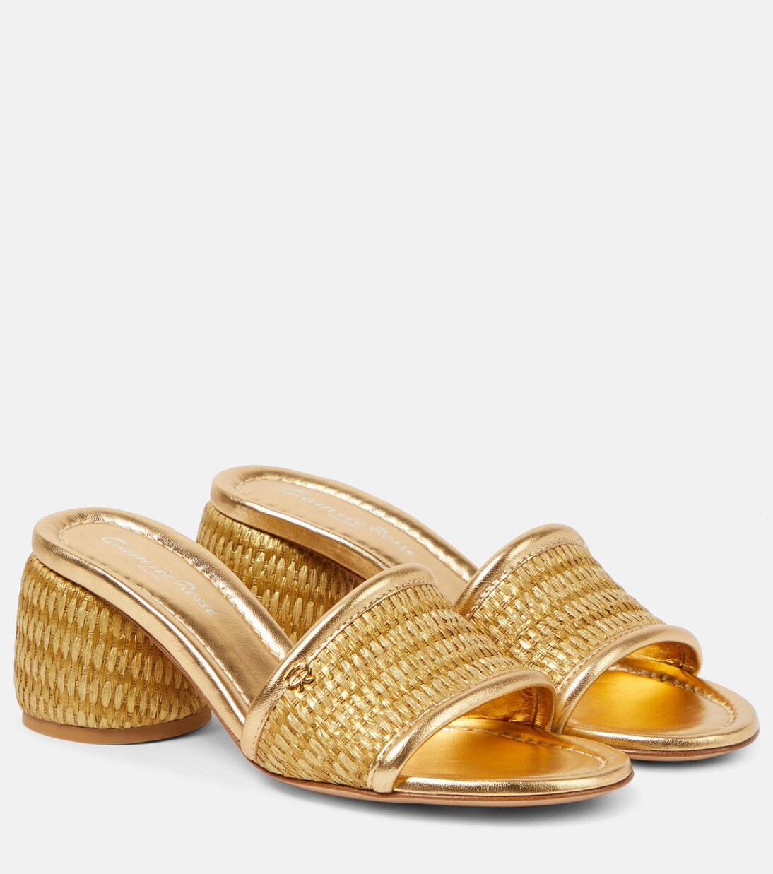 Marbella leather-trimmed sandals | Mytheresa (US/CA)