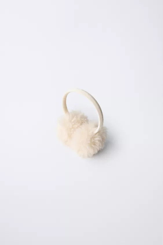 CURLY FAUX FUR EAR MUFFS SKI COLLECTION | Zara US