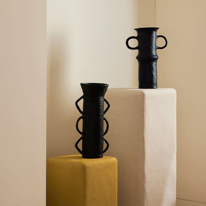 Diego Olivero Papier-Mache Vases | West Elm (US)