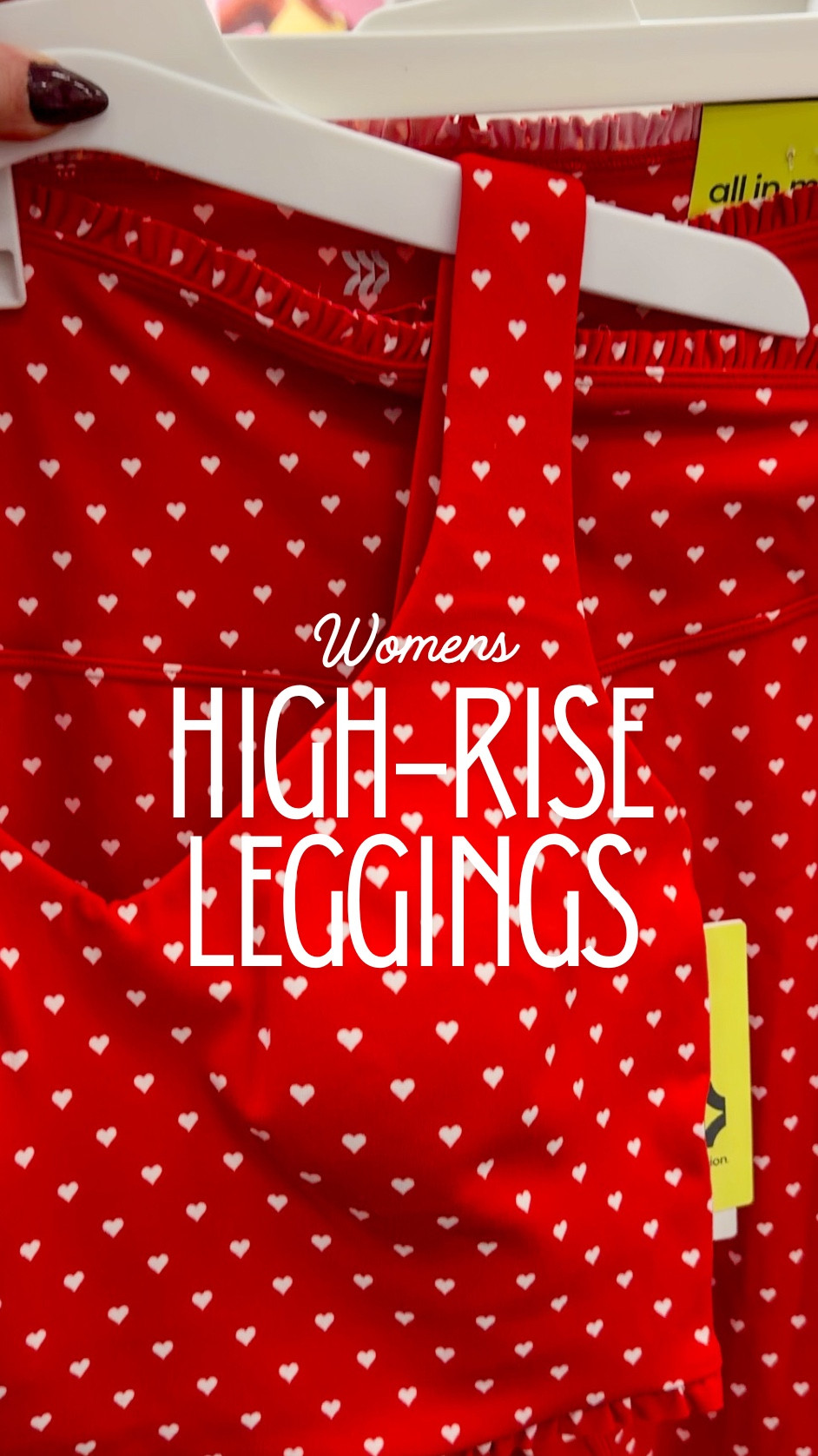 Women’s high rise cross over leggings, hearts

women’s leggings, crossover leggings, high rise leggings, soft leggings, everyday leggings, workout leggings, athleisure wear, mom outfits, flattering leggings, All in Motion leggings, Target activewear, women’s athletic wear

#LTKActive #LTKMidsize #LTKPetite