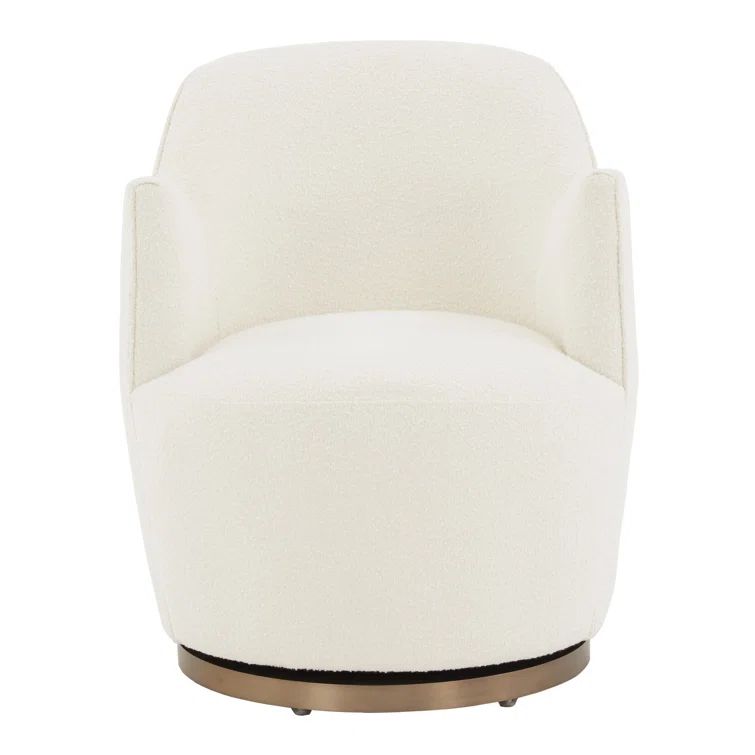 Cylie Upholstered Swivel Armchair | Wayfair North America